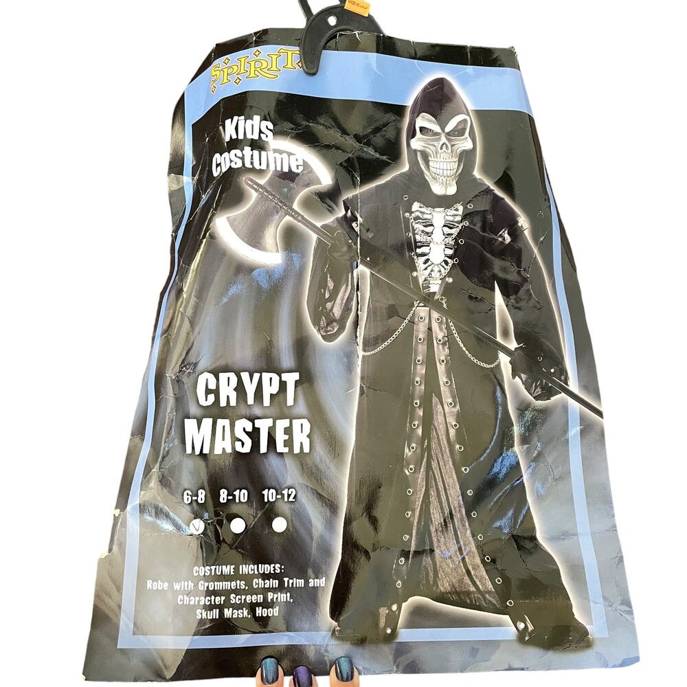 Crypt Master Halloween Costume Child Small Boy Spirit California Costumes 6-8